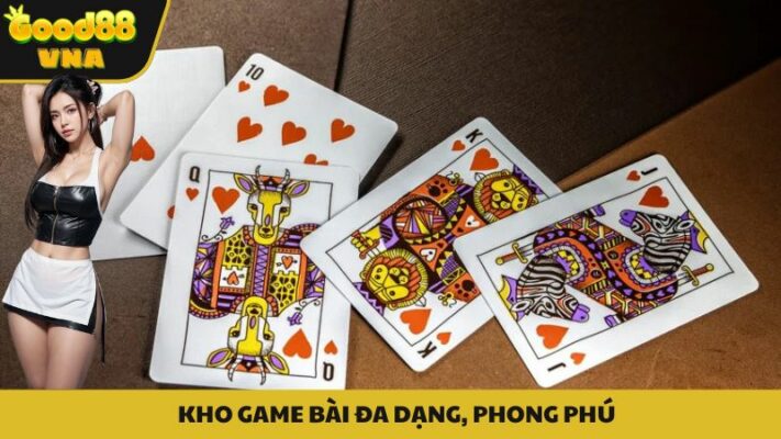 Kho game bài đa dạng