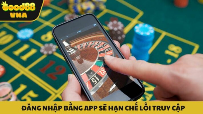 Người chơi có thể đăng nhập bằng app để không gặp lỗi