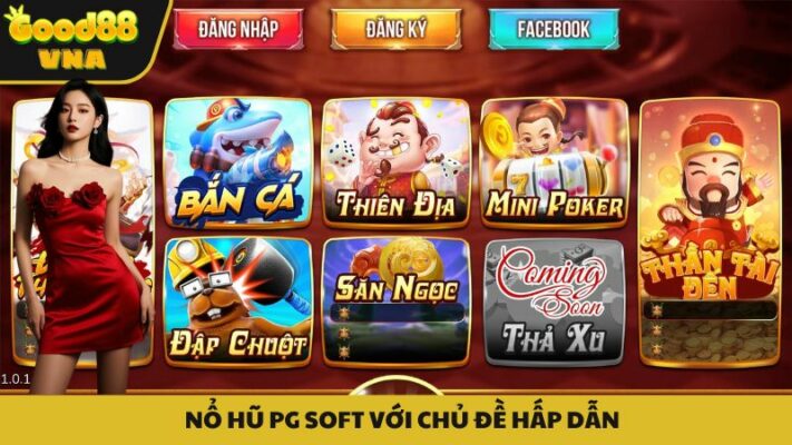 Nổ hũ PG Soft với chủ đề truyện tranh