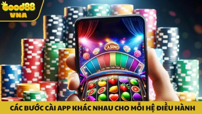 Thao tác cài app từ mỗi hệ điều hành sẽ khác nhau