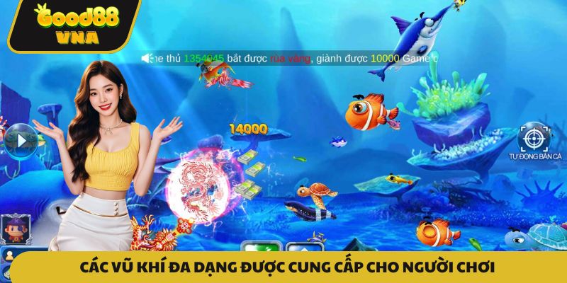 Vũ khí cực đa dạng